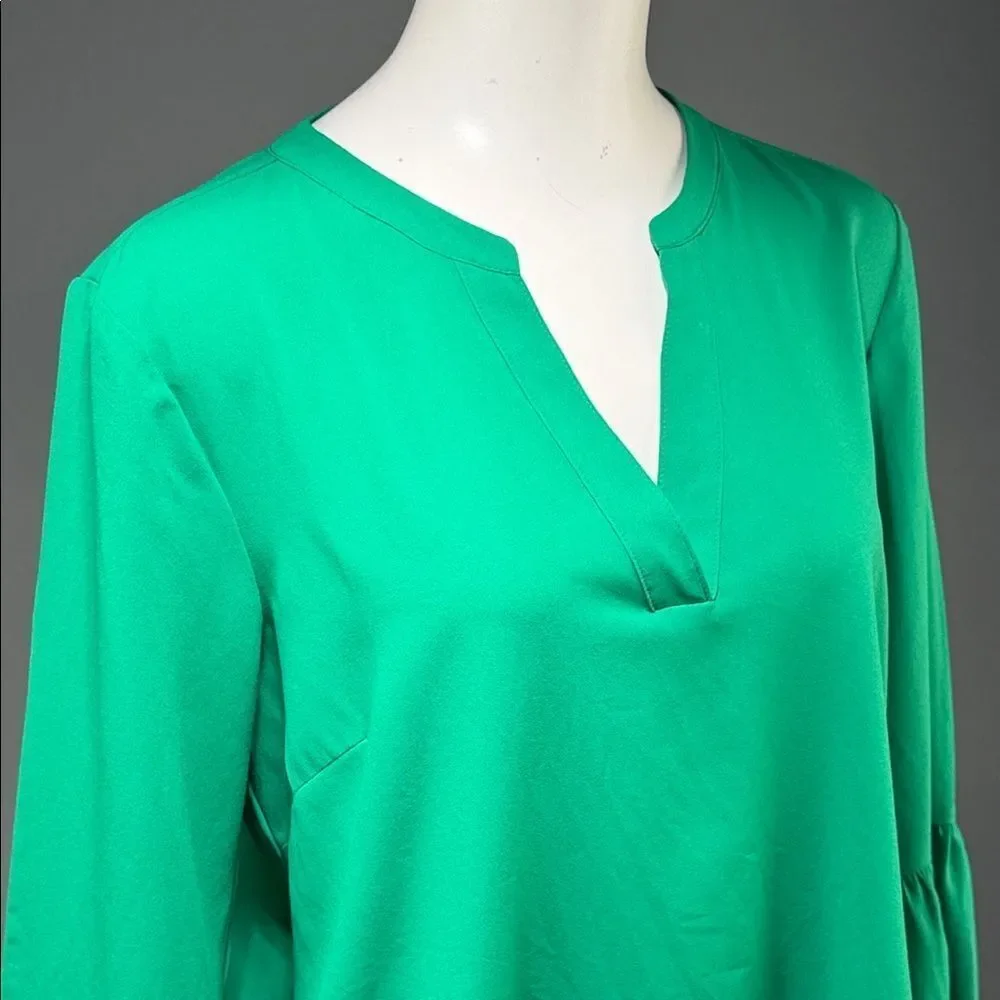 J. Crew Vibrant Green Blouse (rack15)